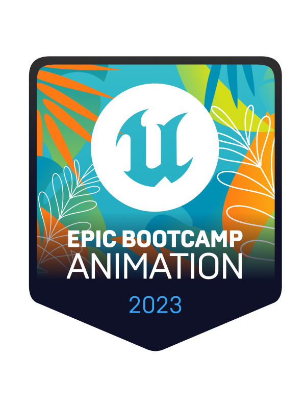 Banner for the Epic Bootcamp Animation Europe 2023